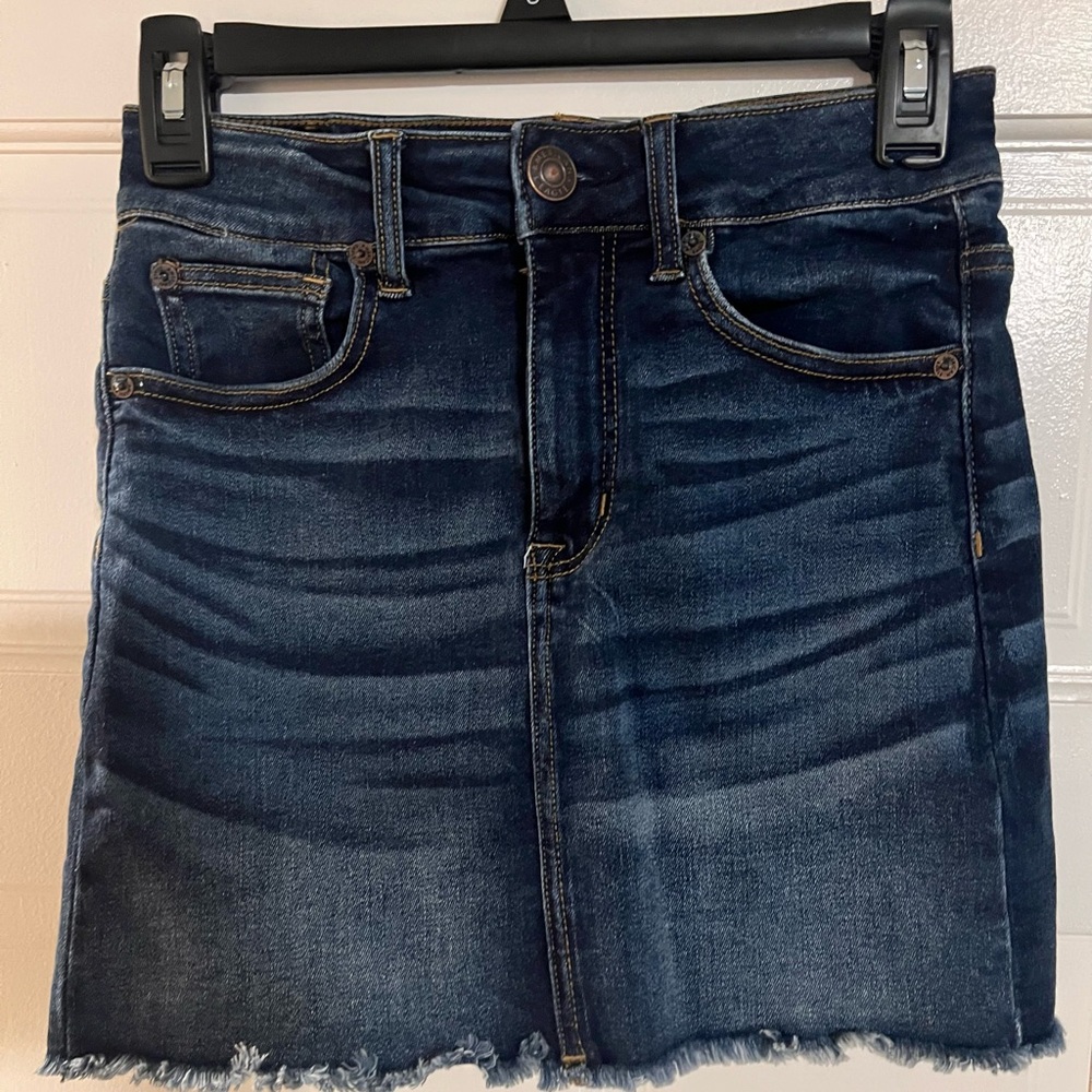 American Eagle Outfitters Dark Blue Mini Skirt